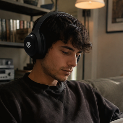 Volkano SoundSweeper Series Active Noise Cancelling bluetooth Headphones - Black