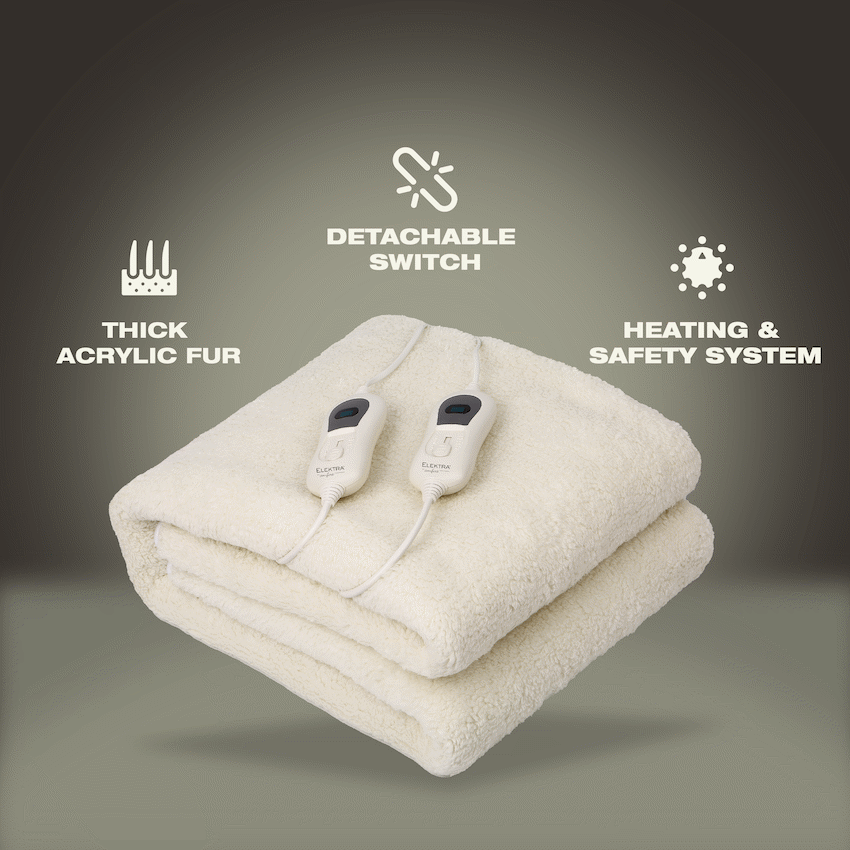 Elektra E/CMFRT Electric Blanket Double (A/FUR)