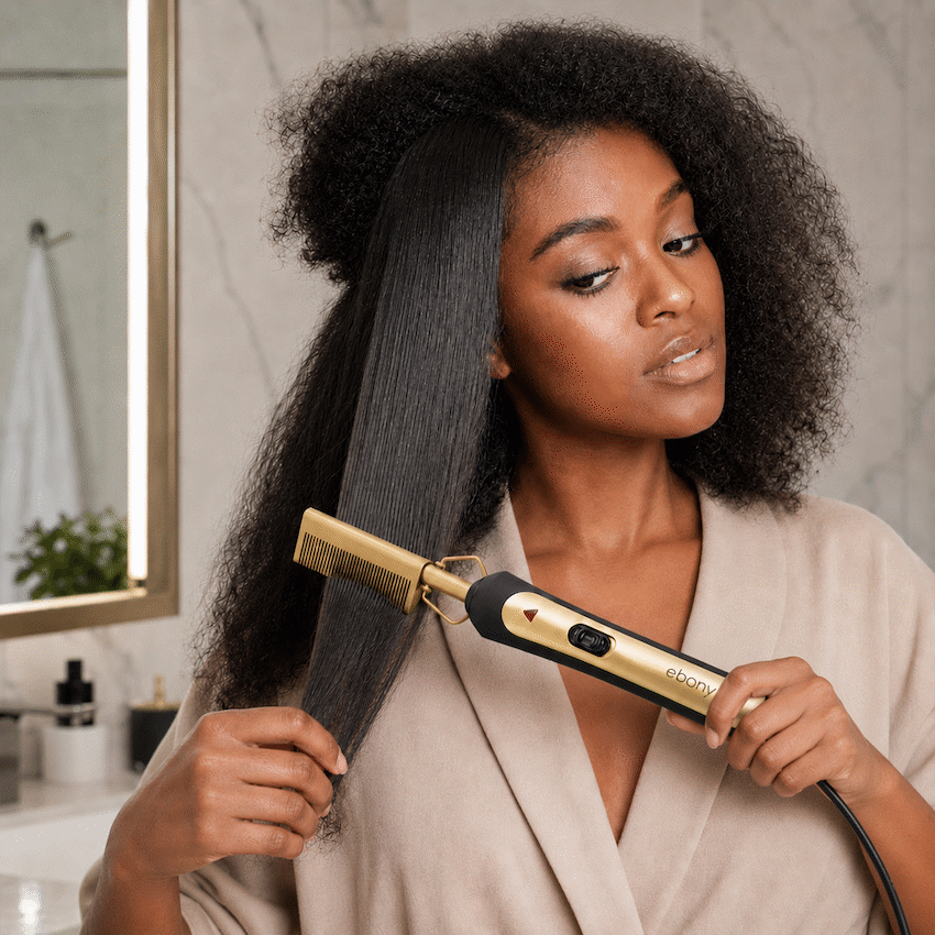 Elektra Ebony Hot Comb