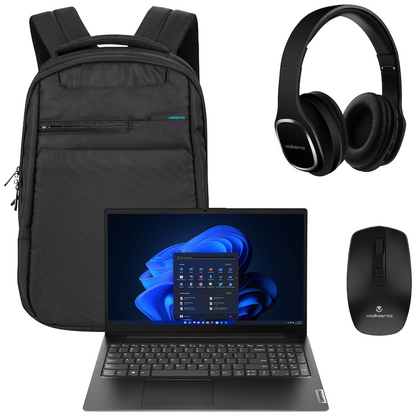 Lenovo Laptop 82YU010NSA - V15 AMD Ryzen 3 8/256 Bag+Mouse+Headphone