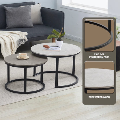 Indus Nesting Coffee Table Greyish
