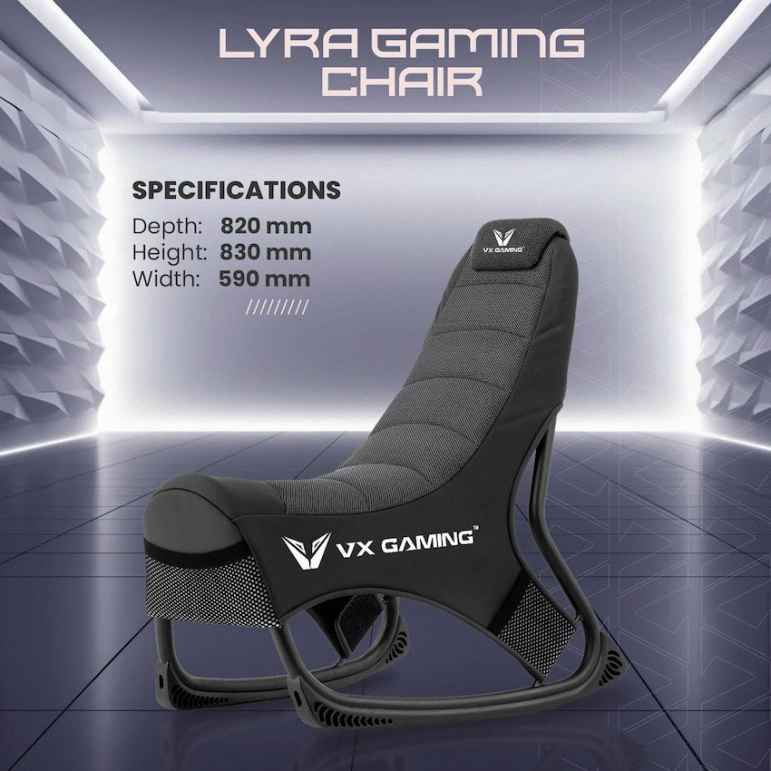 Everfurn VX Gaming Lyra Console Gaming Seat - Steel Alloy
