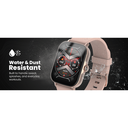 Volkano Active Tech Serene series Watch with heart rate monitor - Gold