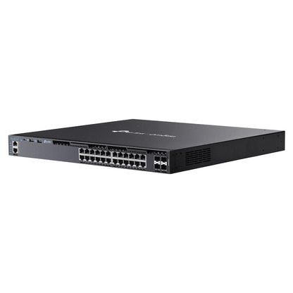 TP-Link Omada SG6428XHP 24-Port Gigabit Stackable L3 Managed PoE+ Switch with 4 10G Slots