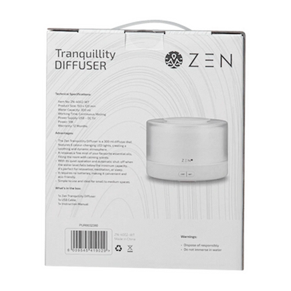 Zen Tranquillity Diffuser - White