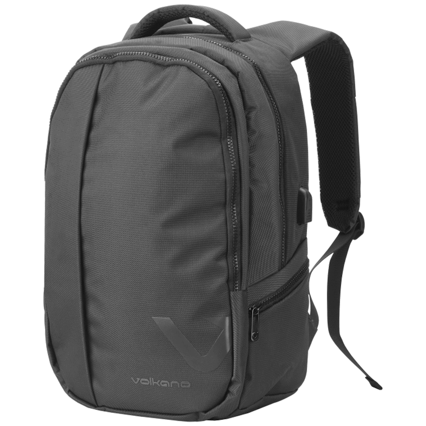 Volkano Midtown 15.6" Laptop Backpack - Black