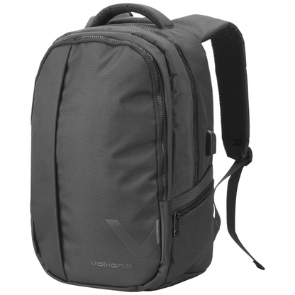 Volkano Midtown 15.6" Laptop Backpack - Black