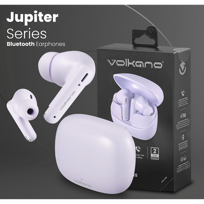 Volkano Jupiter Series TWS Earphones - Pastel Purple