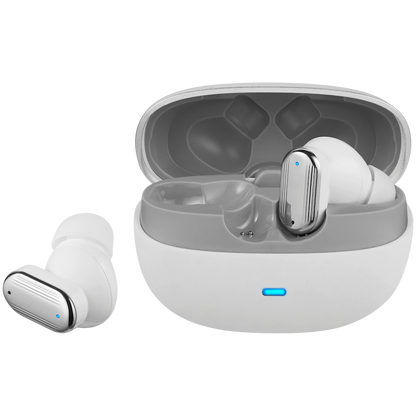 Pro Bass Flex Series TWS Earphone - White + Grey