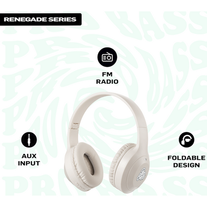 Pro Bass Renegade Series Bluetooth Headphone  - Nude