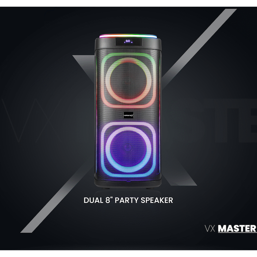 VolkanoX Master Series Dual 8" Party Speaker