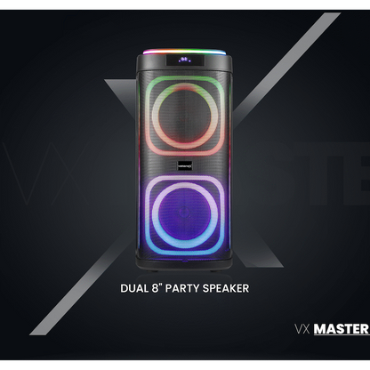 VolkanoX Master Series Dual 8" Party Speaker