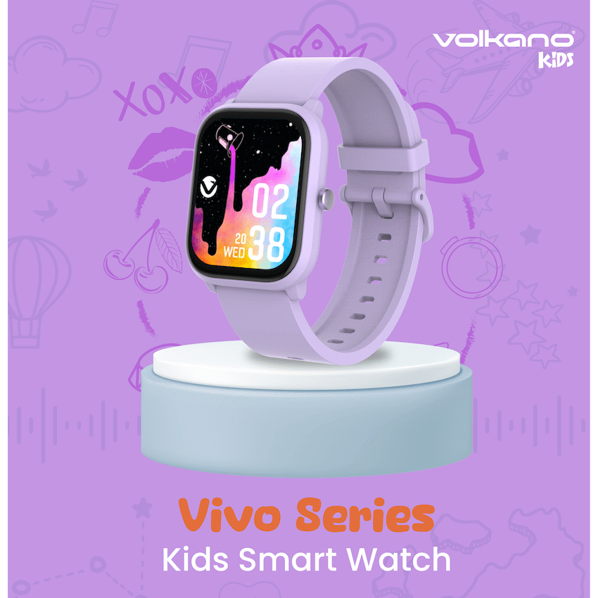 Volkano Vivo Series Kids Smart Watch - Lilac Purple