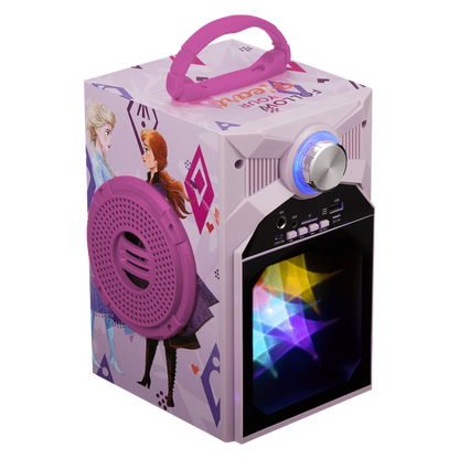 Disney Frozen Classic LED Stars Karaoke Machine with Microphone