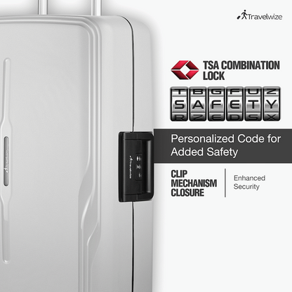 Travelwize Clipper PP 65cm 4-Wheel Spinner Luggage Nardo Grey