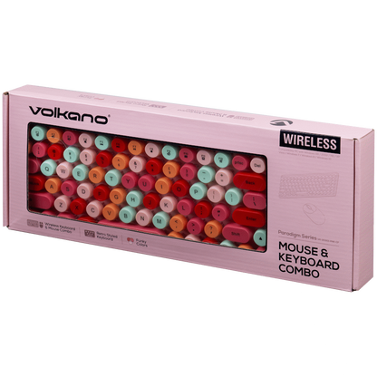 Volkano Paradigm Series Mouse and Keyboard combo - Pink