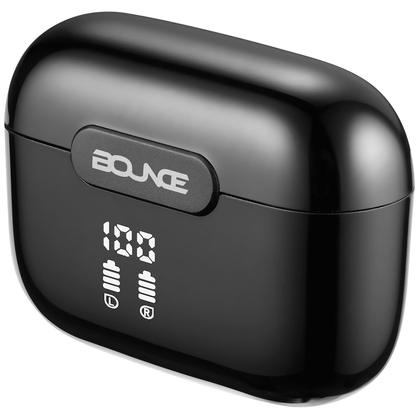 Bounce Aura True Wireless Earphones - Black