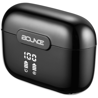 Bounce Aura True Wireless Earphones - Black