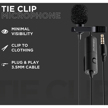 Volkano Clip Pro Series 3.5mm Microphone