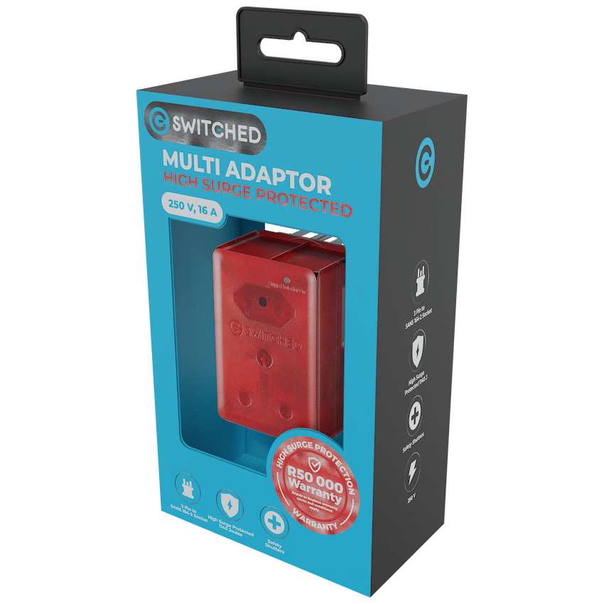 Switched 2-Way High Surge Adaptor