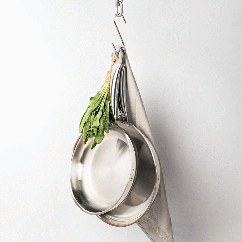 Legend Prof Chef 24cm Stainless Steel Frying Pan ( Order in Qty of 1)