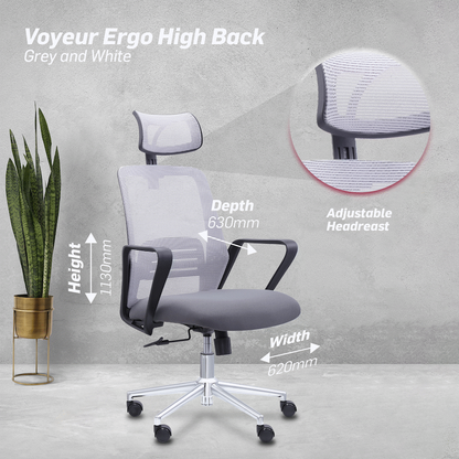 Everfurn Voyeur Ergo High Back