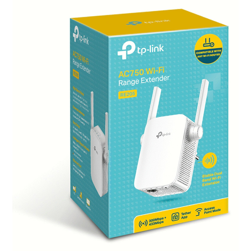 TP-Link RE205 AC750 Wi-Fi Range Extender