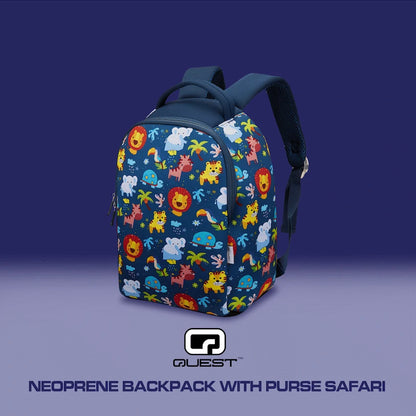 Quest Neoprene Backpack with Purse - Safari