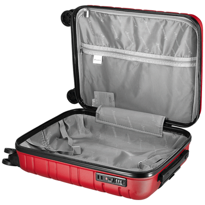 Travelwize Bondi ABS 4-Wheel Spinner 55cm Luggage - Red