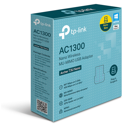 TP-Link Archer T3U Nano AC1300 Wireless MU-MIMO USB Adapter