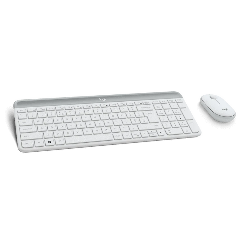 Logitech MK470 Slim Wireless Keyboard and Mouse Combo - Off White