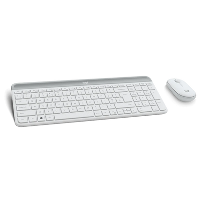 Logitech MK470 Slim Wireless Keyboard and Mouse Combo - Off White