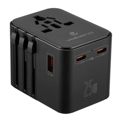 Volkano Worldwide Series Travel Adapter PD 25w + QC