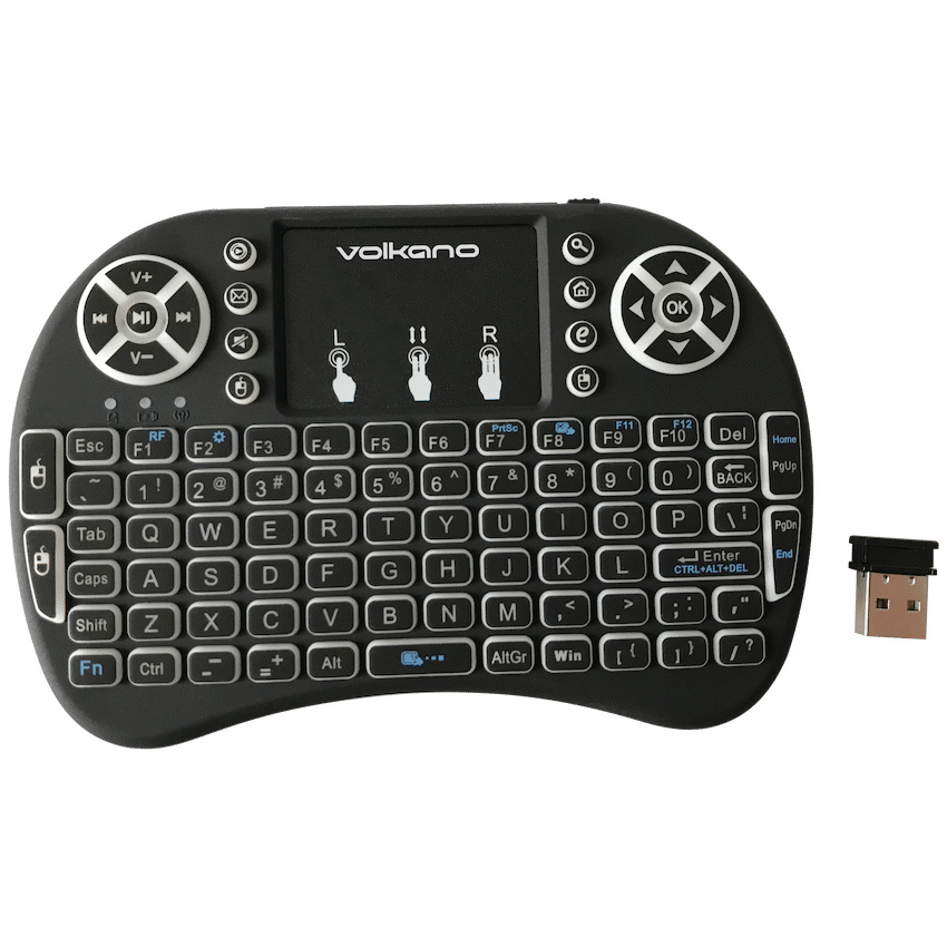 Volkano Control Series Smart TV Remote Control Keyboard and Trackpad