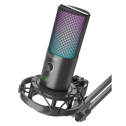 Fifine T669 Pro3 USB Microphone with Pop Filter and Boom Arm Stand