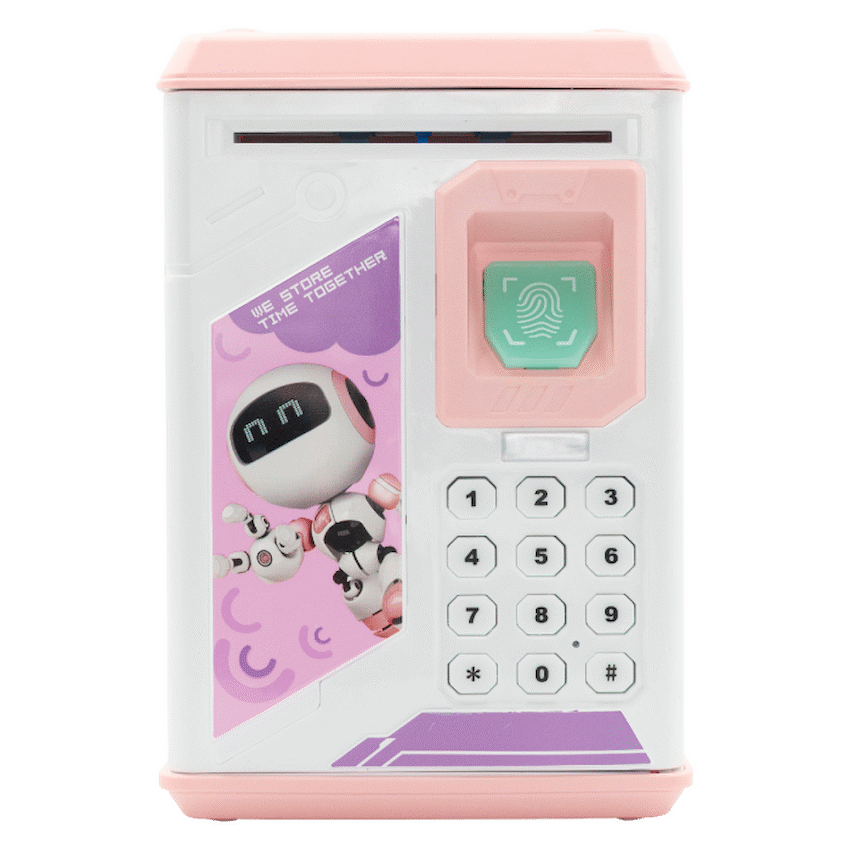 Volkano Kids Robo Vault Series Kids Money Saving Vault - Pink