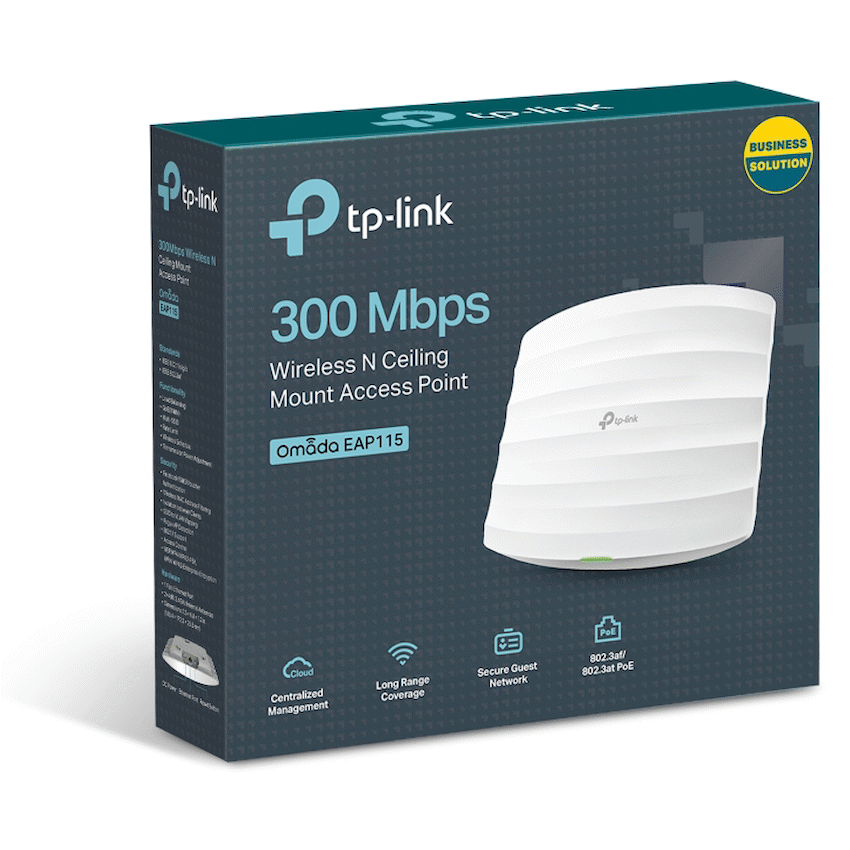 TP-Link EAP115 300Mbps Wireless N Wall Plate Access Point