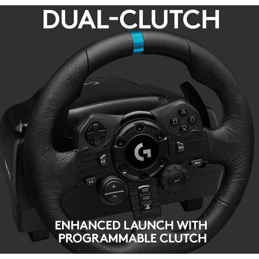 Logitech(R) G923 PS Trueforce Racing Wheel and Pedals for PS & PC
