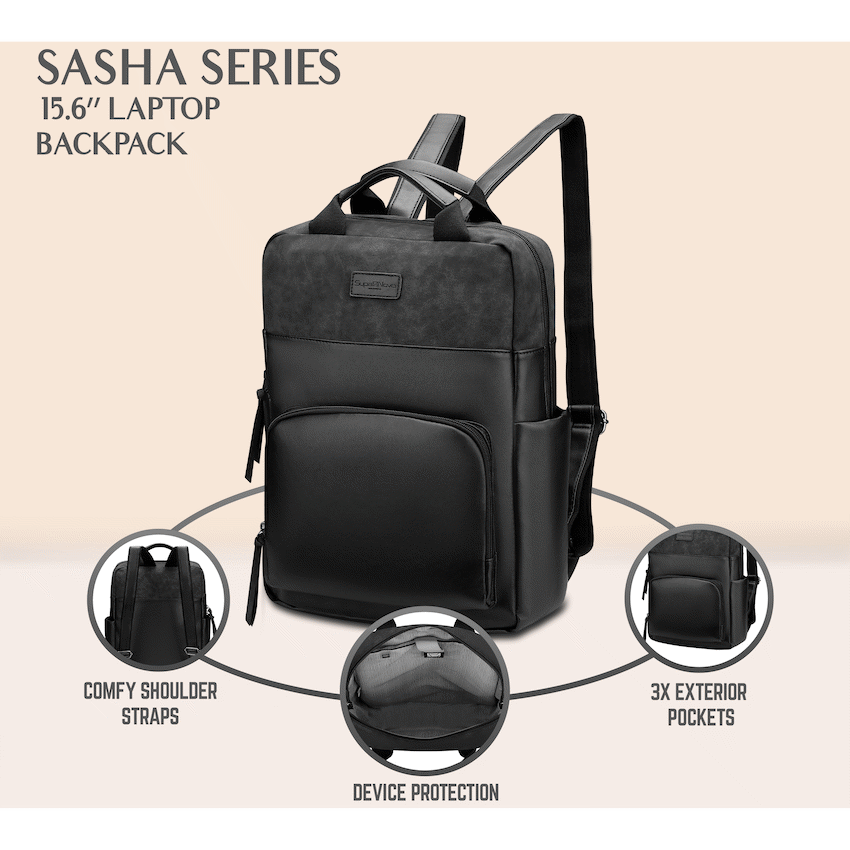 SupaNova Sasha 15.6" Laptop Bag - Black