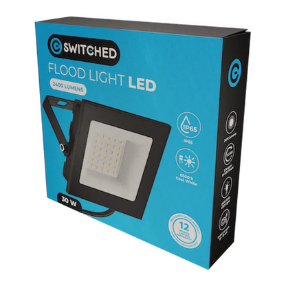 Switched 30w LED Flood Light