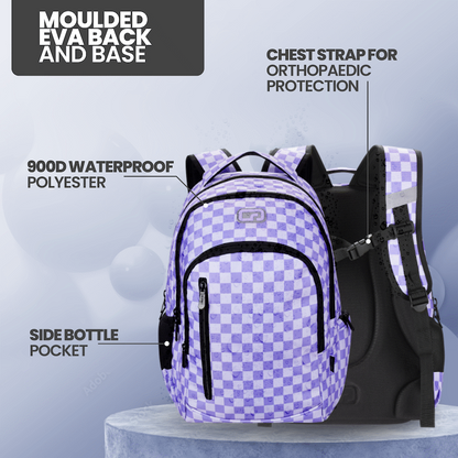 Quest Checker Senior Scholar Backpack Purple