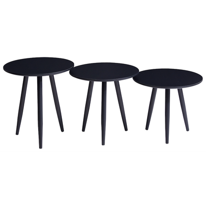 Everfurn Wooden Finish 3 - Piece Monaco Coffee Table