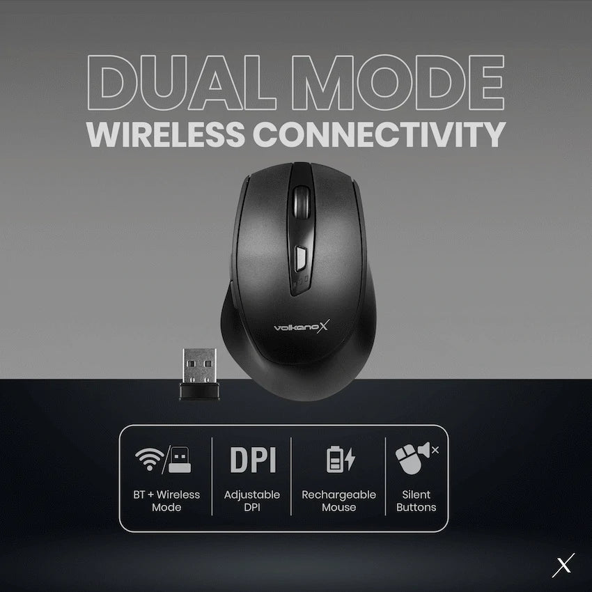 VolkanoX Lithium Bluetooth Wireless Mouse