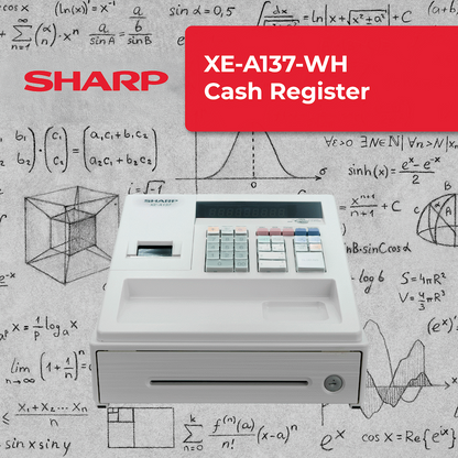 Sharp XE-A137-WH Cash register