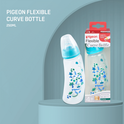 Pigeon Flexible Curve Bottle 250ml - Beach