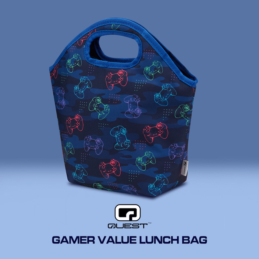 Quest Gamer Lunch Bag Navy