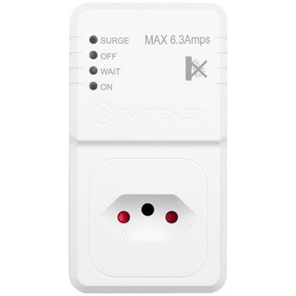 Switched 1-Way TV Surge Adaptor with SANS 164-2