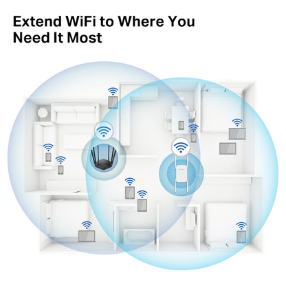 TP-Link Mercusys ME50G AC1900 Wi-Fi Range Extender