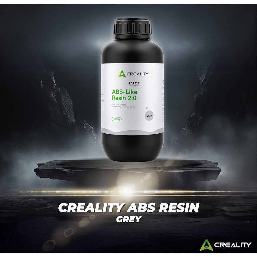 Creality ABS resin 1KG plastic bottle - Grey