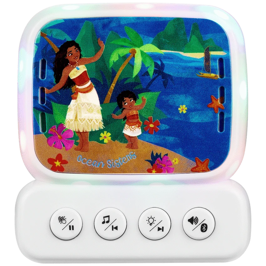 Disney Moana 2 Mini Bluetooth Karaoke Machine with Belt Hook